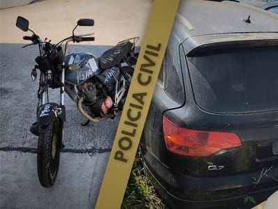 Audi Q7 e Sucatas de Vans | Policia Civil Audi Q7 e Sucatas de Vans | Policia Civil