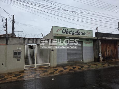 Residencial e Salão comercial, área 250m² - Jardim Santa Marta – Leme/SP